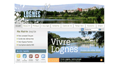 Desktop Screenshot of mairie-lognes.fr