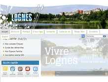 Tablet Screenshot of mairie-lognes.fr